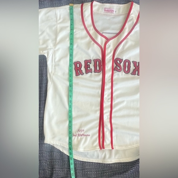 Ted Williams Boston Red Sox Mitchell & Ness Cooperstown Collection Jersey - Picture 8 of 13